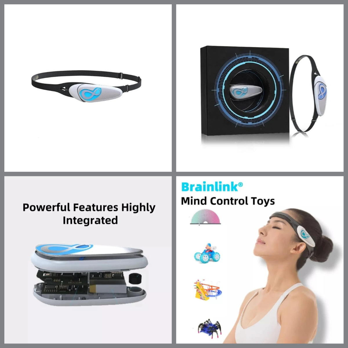 Meditation Headband Eeg - Perangkat Pelatihan Biofeedback EEG Elektroda Kering