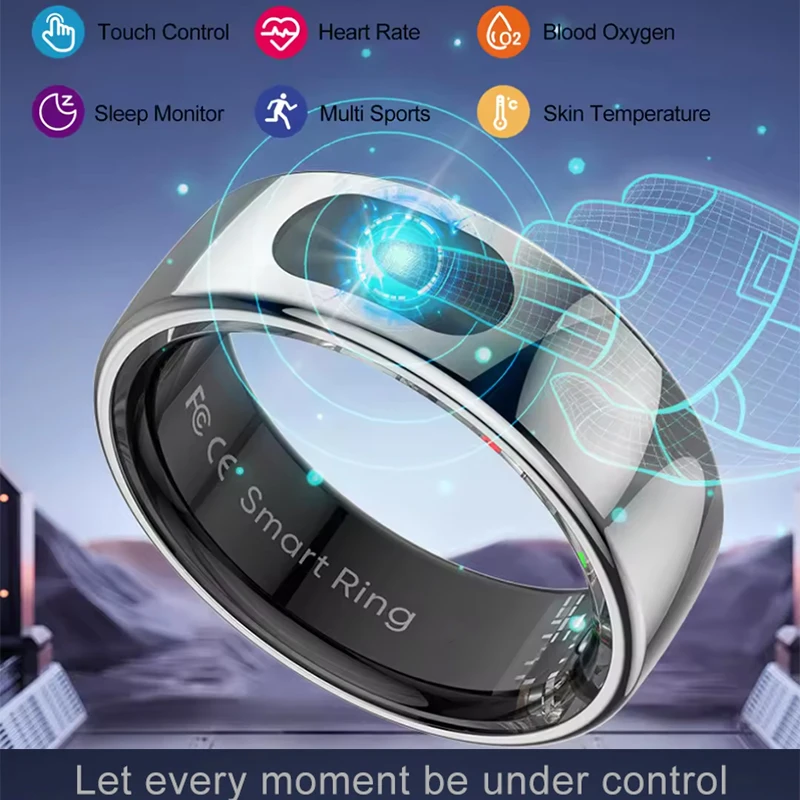 Temperature Ring Skin - Cincin pintar dengan casing pengisi daya