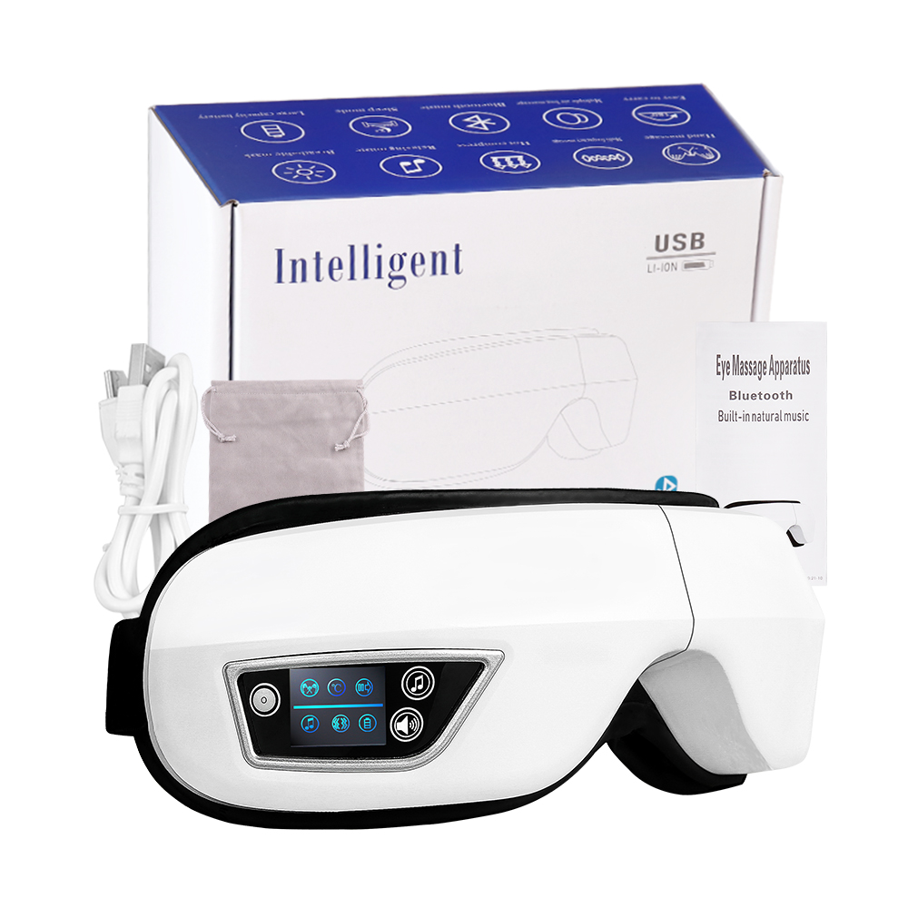 Light Therapy Glasses - Alat Pijat Mata Elektrik Bluetooth Musik
