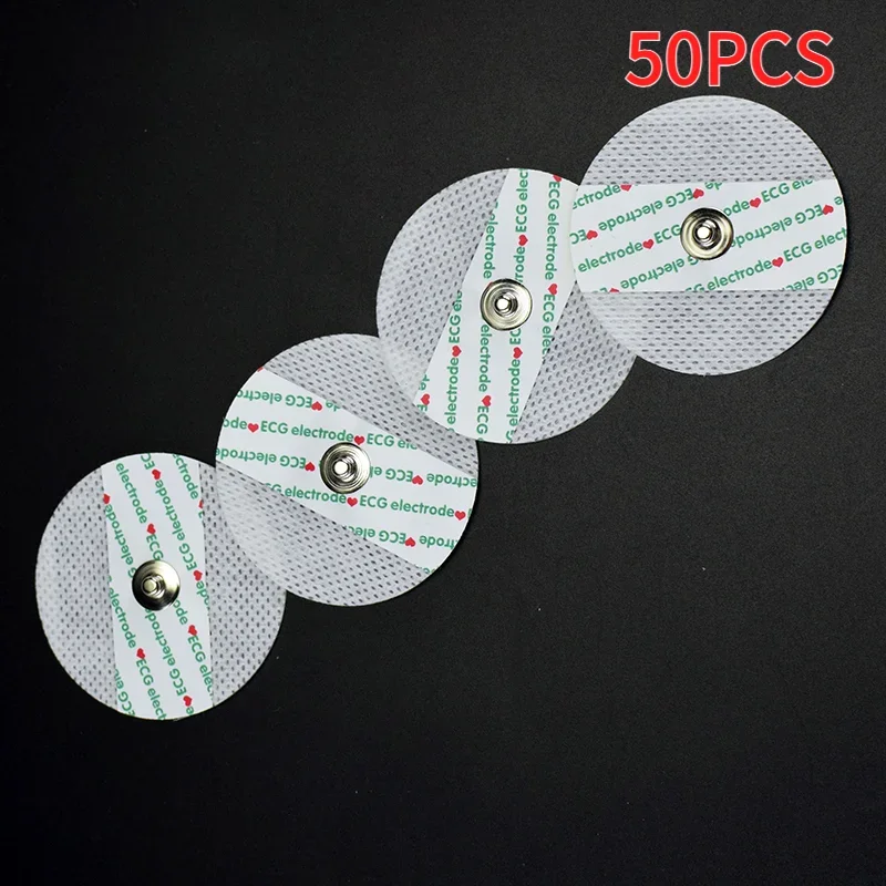 Ecg Patch Monitor - 50 Buah Bantalan Elektroda EKG Non-woven