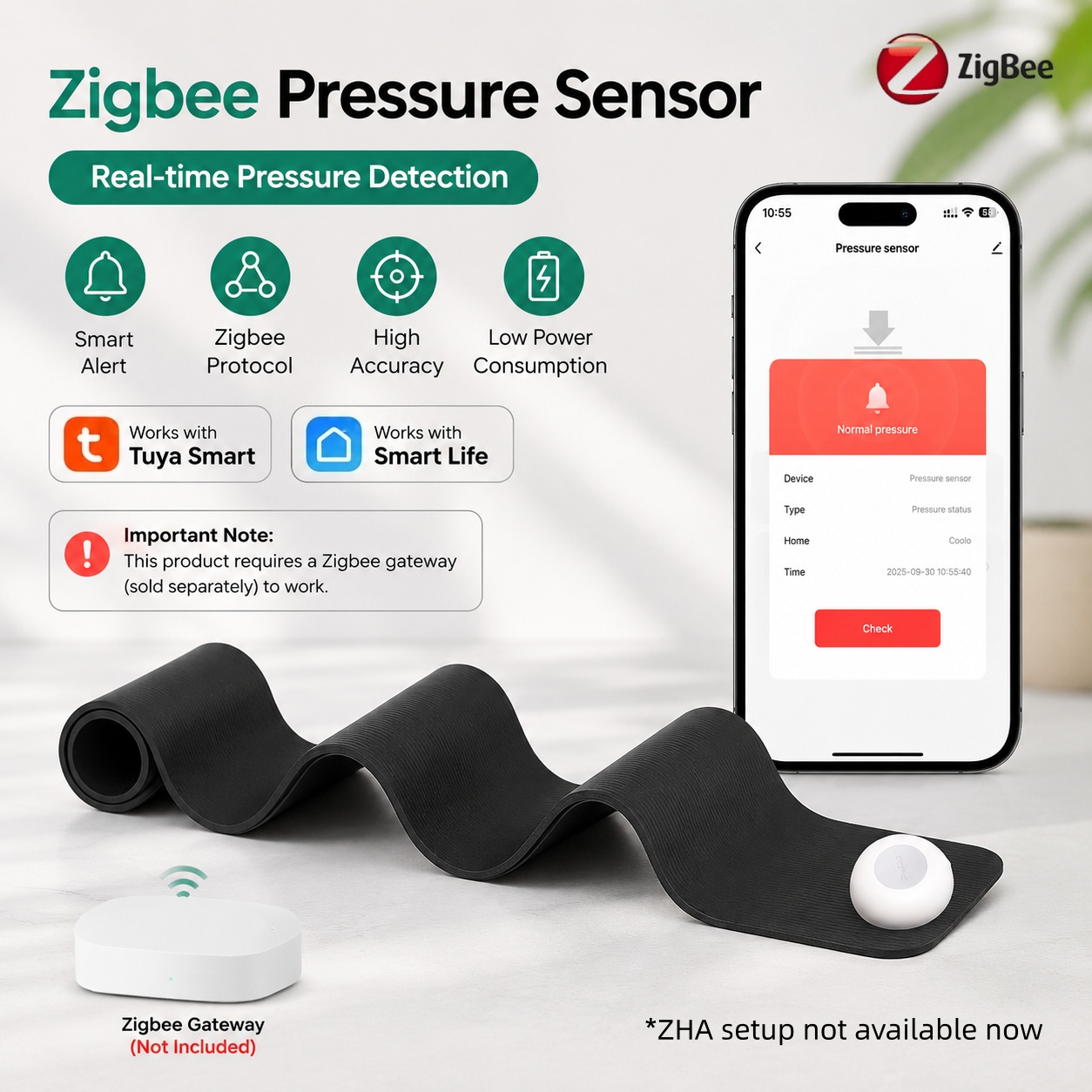 Smart Insole Pressure - Detektor Sensor Tekanan Zigbee Deteksi Gravitasi