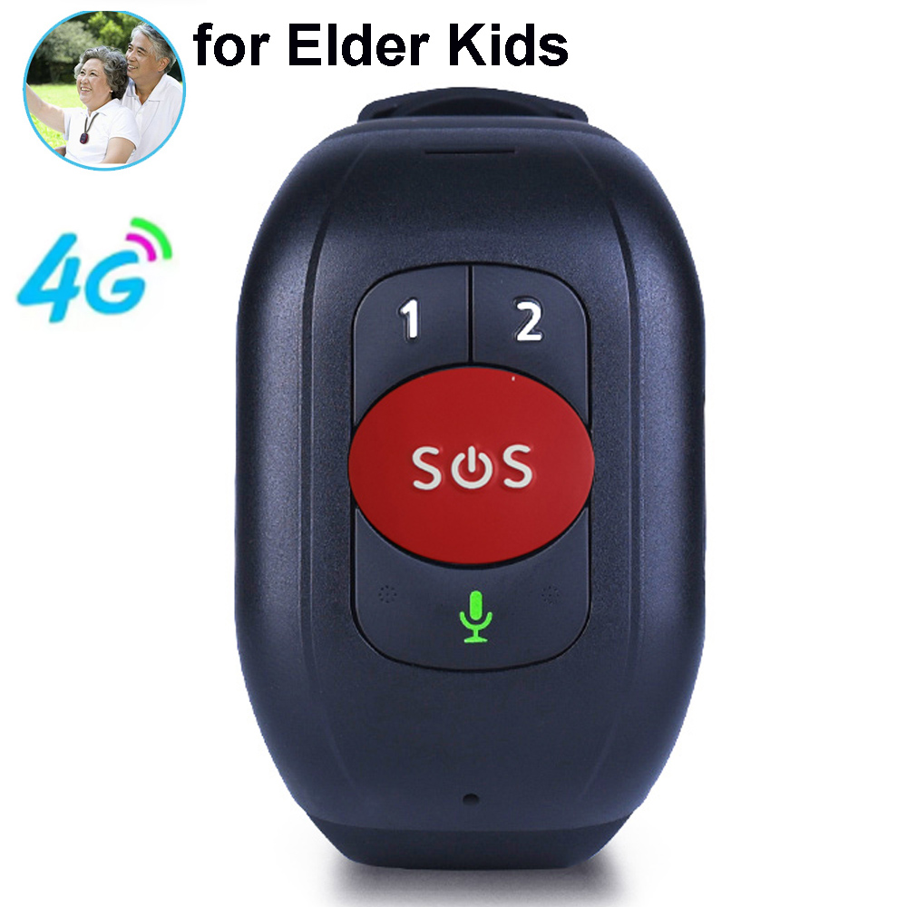 Gelang Pelacak GPS 4G LTE V48  - Fall Detection Watch ulasan dan harga