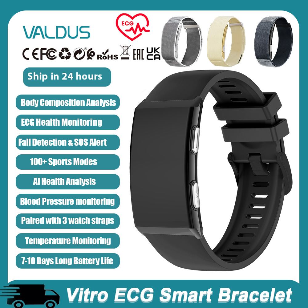VALDUS 2026 Smart Bracelet Bar - Fall Detection Watch ulasan dan harga