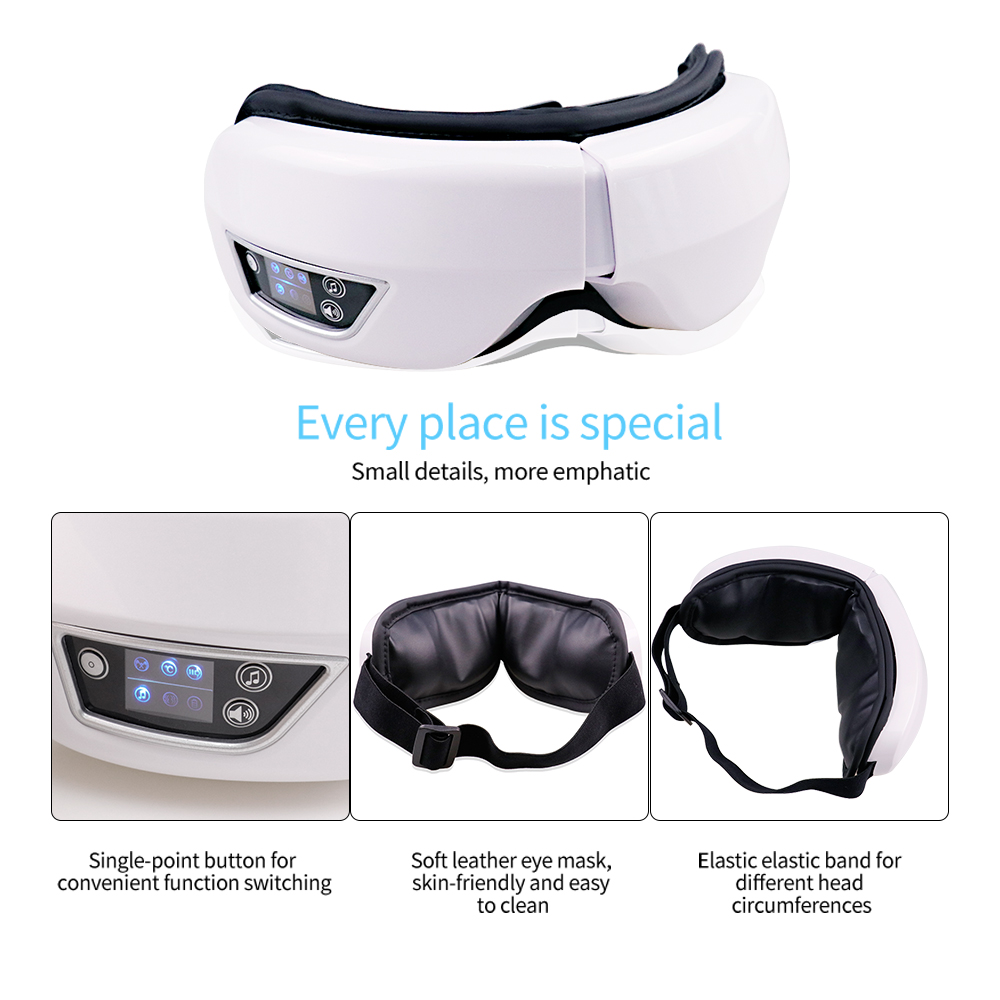 Alat Pijat Mata Elektrik Bluet - Light Therapy Glasses ulasan dan harga