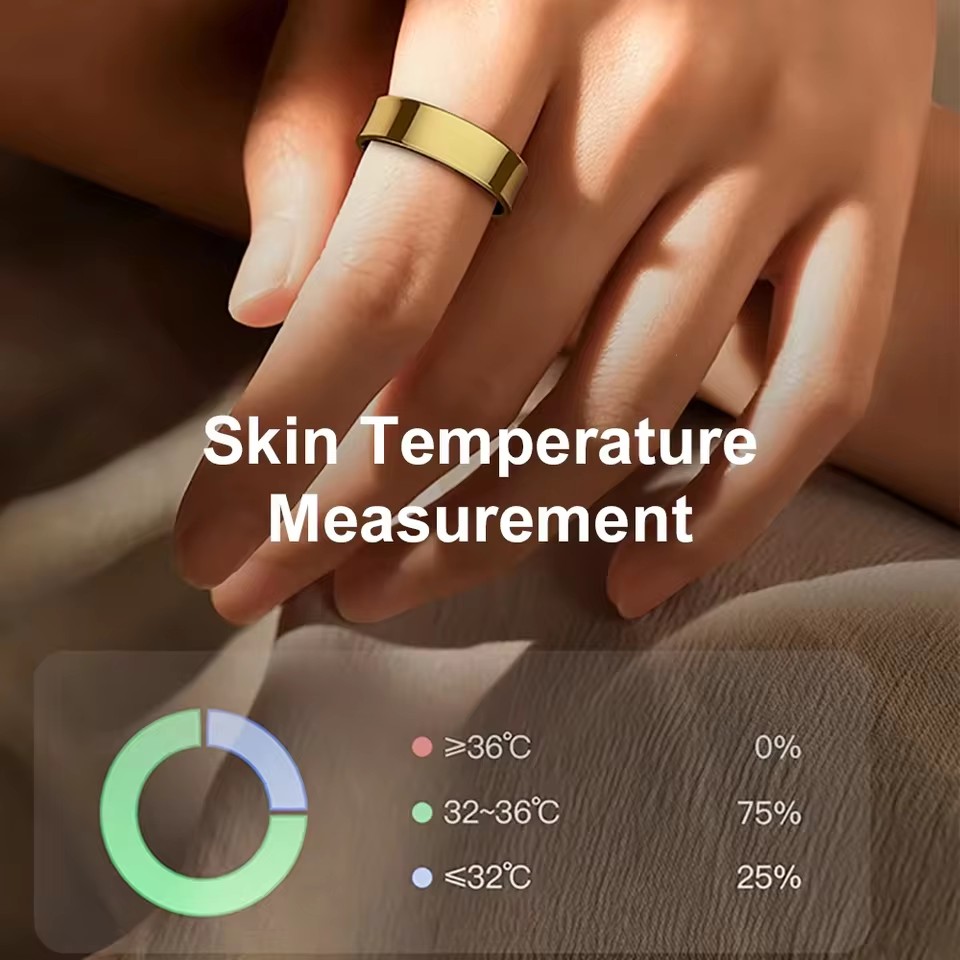 R09 Cincin Pintar Pria Wanita  - Temperature Ring Skin ulasan dan harga