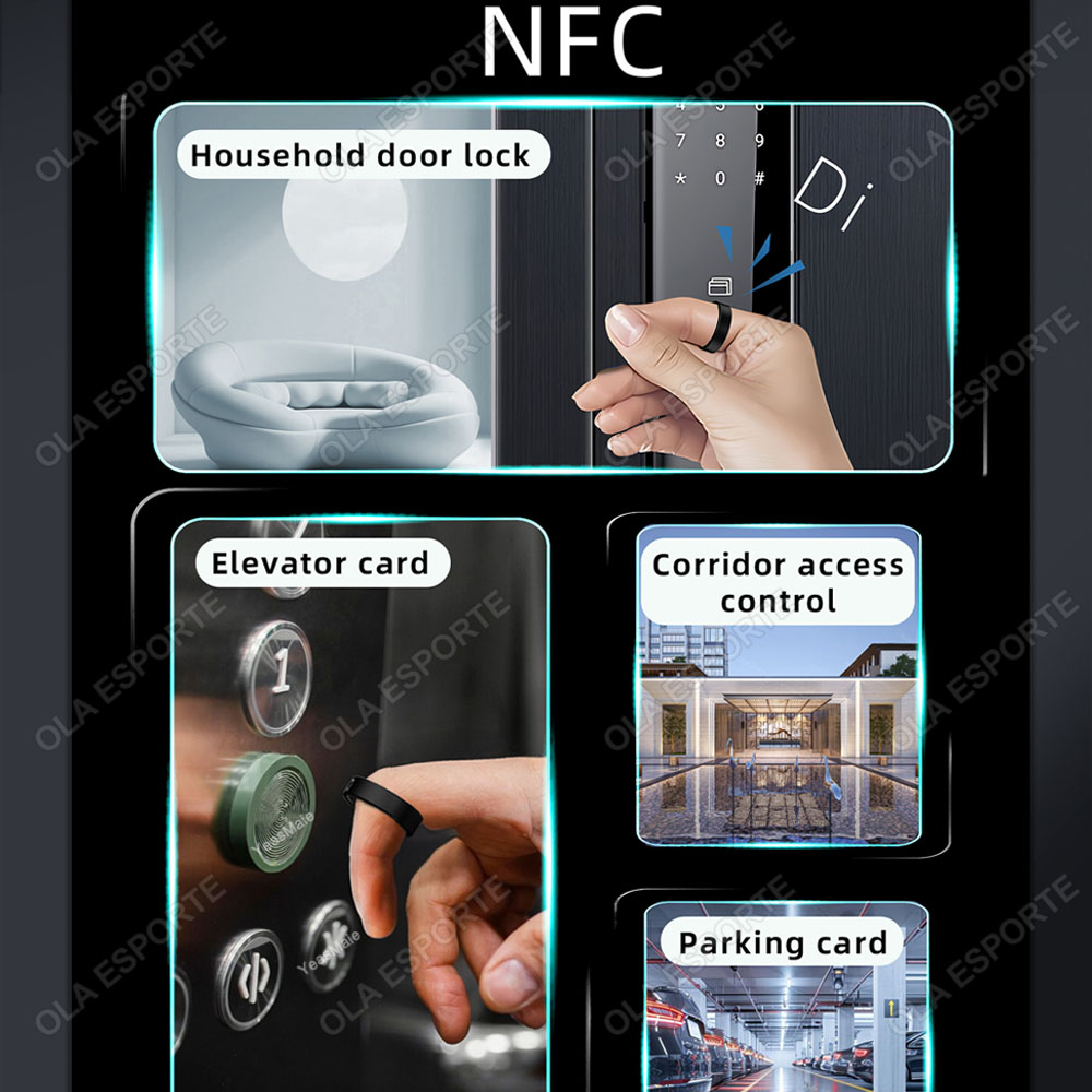 Cincin Pintar Baru Pria Wanita - Smart Ring Nfc Pay ulasan dan harga