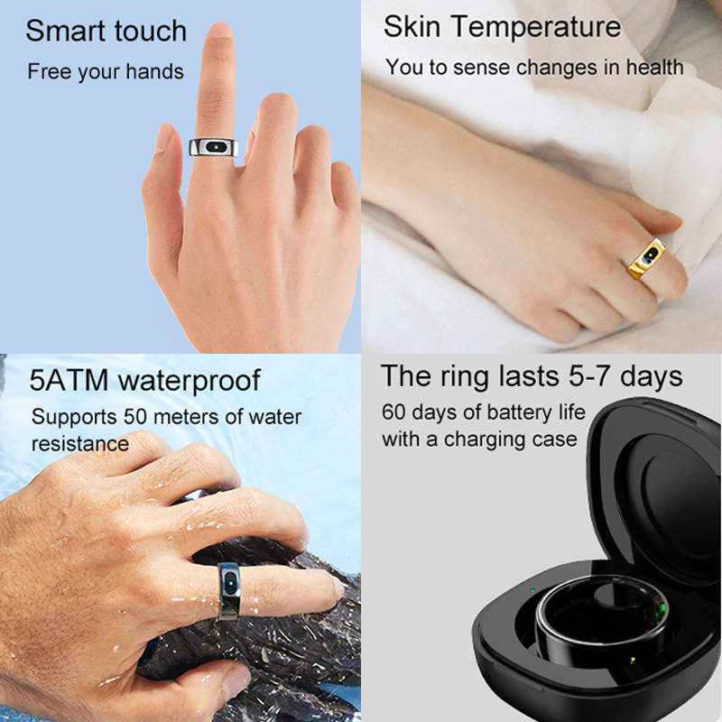 Cincin Pintar Pria Wanita deng - Temperature Ring Skin ulasan dan harga