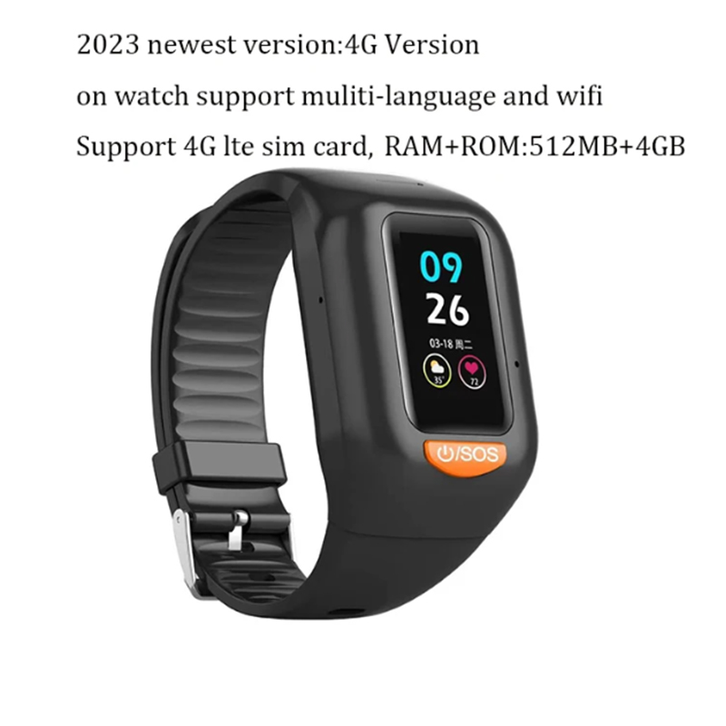 Jam Tangan Pintar 4G Lansia Te - Fall Detection Watch ulasan dan harga
