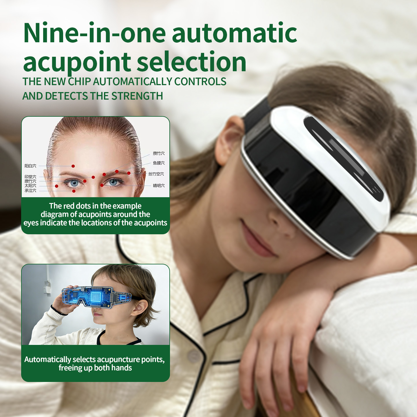Alat Pijat Mata Elektrik Berse - Light Therapy Glasses ulasan dan harga