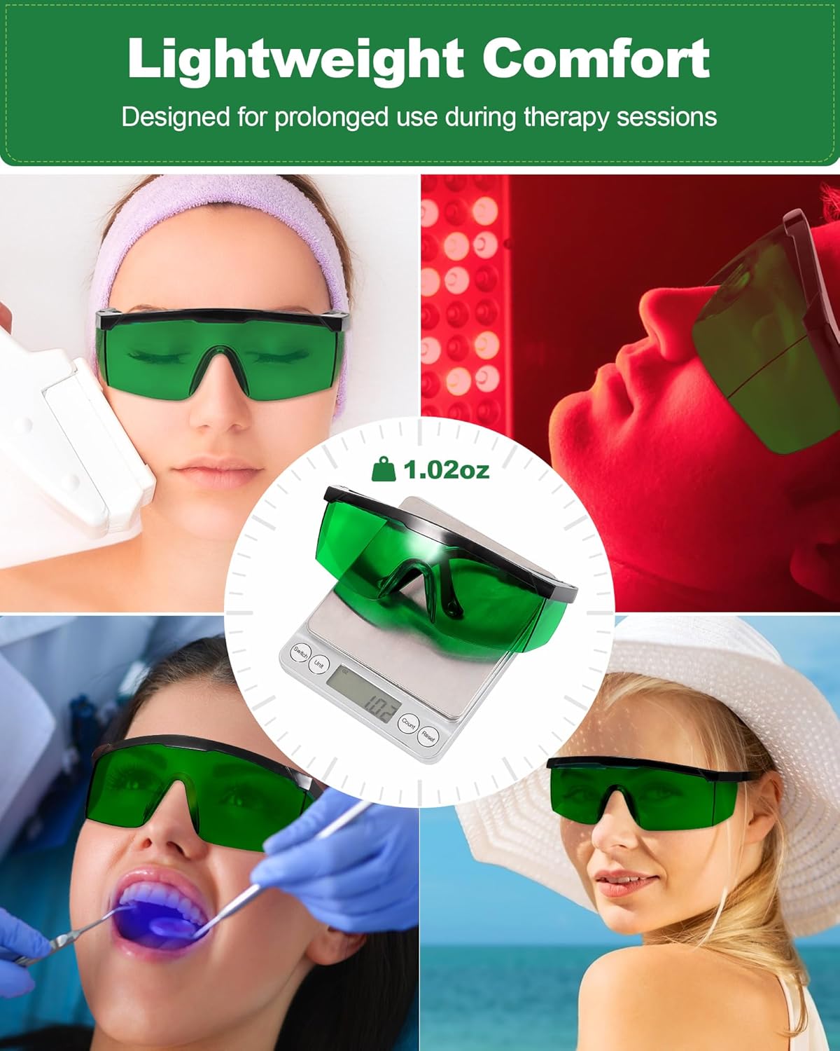 Kacamata Terapi Cahaya Merah P - Light Therapy Glasses ulasan dan harga