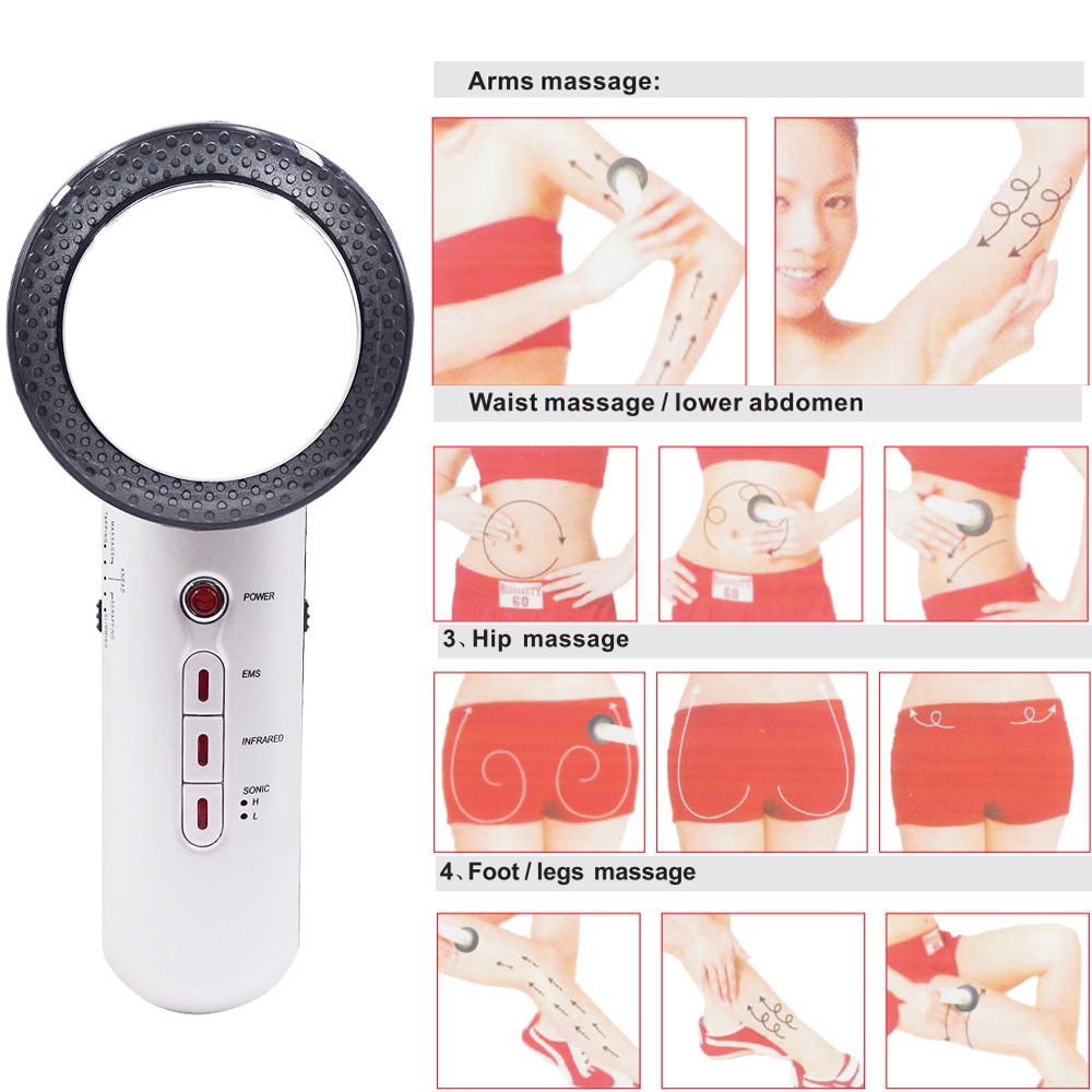 Alat pemijat tubuh, 3 in 1 ems - Galvanic Skin Sensor ulasan dan harga