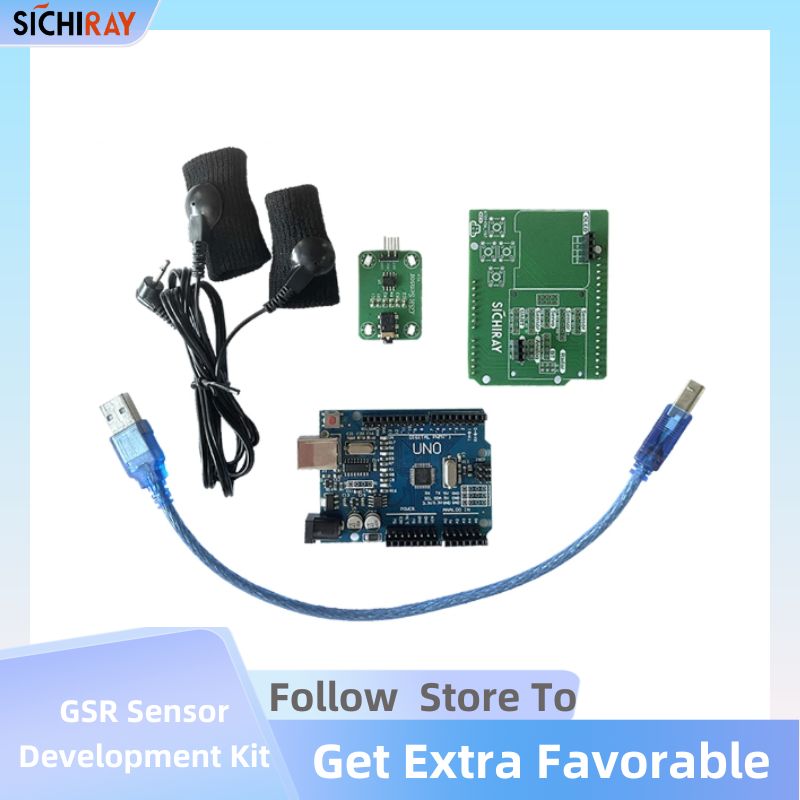 Kit Sensor Respons Kulit Galva - Galvanic Skin Sensor ulasan dan harga